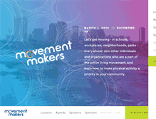 Tablet Screenshot of movementmakers.com